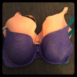 Two (2) Victoria’s Secret uplift semi demi 34D